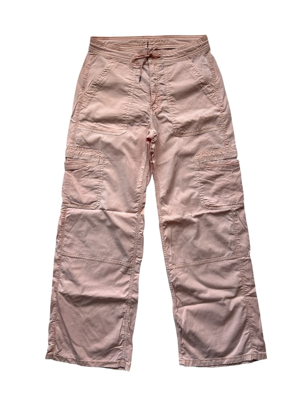 American Eagle Peach Cargo Pants Size 6 in GUC